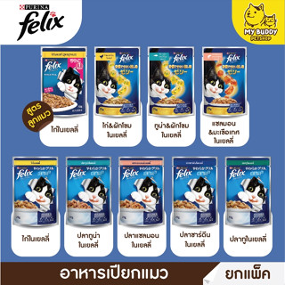 ยกโหล Felix อาหารเปียกแมวแบบ แพ็ค 12 ซอง ขนาด 70g