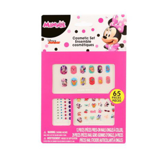 สติ๊กเกอร์ติดเล็บ ติดเล็บ ตก ต่งเล็ก รุ่นใหม่ ของแท้จากเมกา Minnie Mouse decorative Nail Art Set, 65 Pieces