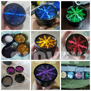 ไทยพร้อมส่ง Grinder 63mm 55mm ใบบดแหลมคมยาว อุปกรณ์สายเขียว บดกัญ