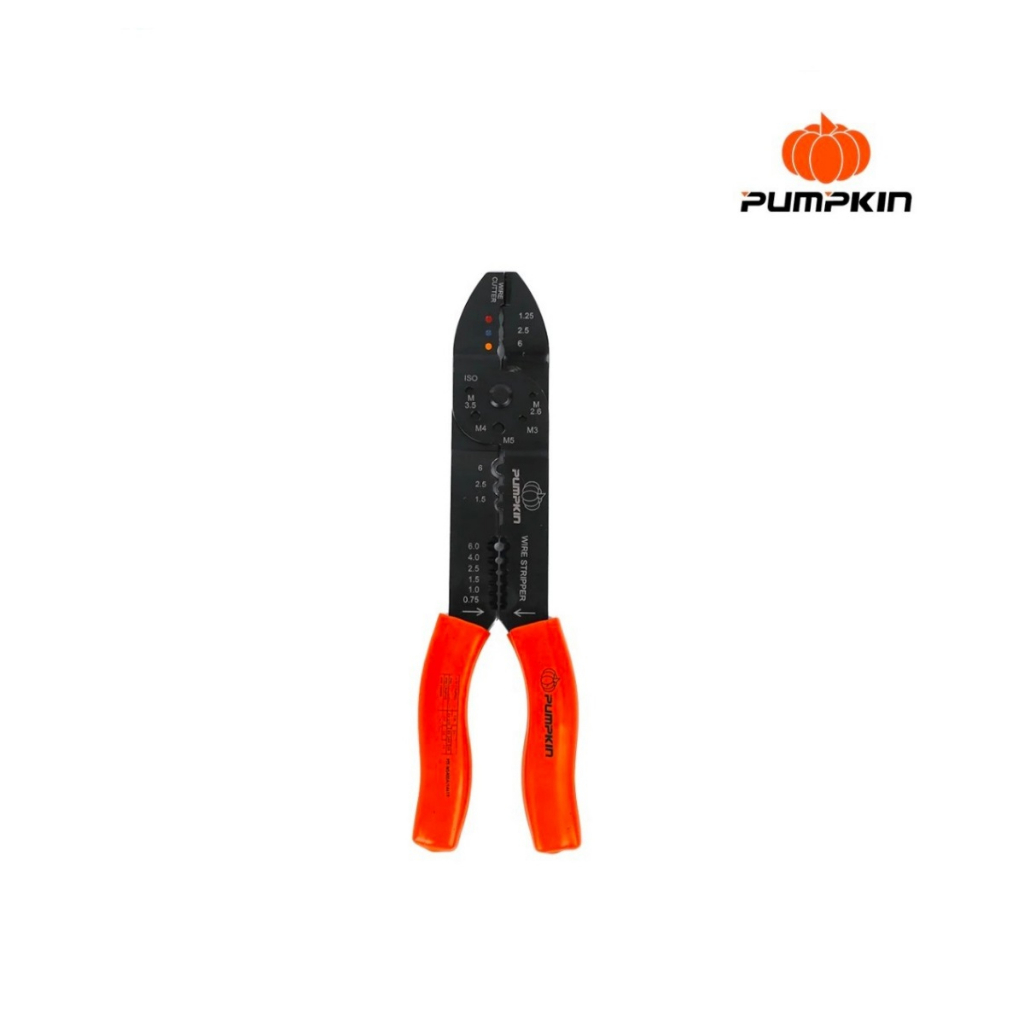 pumpkin-คีมย้ำสายไฟ-ย้ำหางปลา-หัวโค้ง-0-75-6mm-14619-ptt-ws955-b