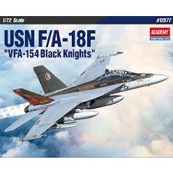 โมเดลประกอบ Academy Model 1/72 AC12577 USN F/A-18F VFA-154 BLACK KNIGHTS