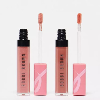 NOV01 ส่งฟรี Bobbi Brown Proud To Be Pink Crushed Oil-Infused Gloss Duo สี Free Spirit / Bellini  เซ็ตลิปออยล์เนื้อละมุน