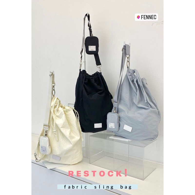 Fennec fabric sling bag hotsell