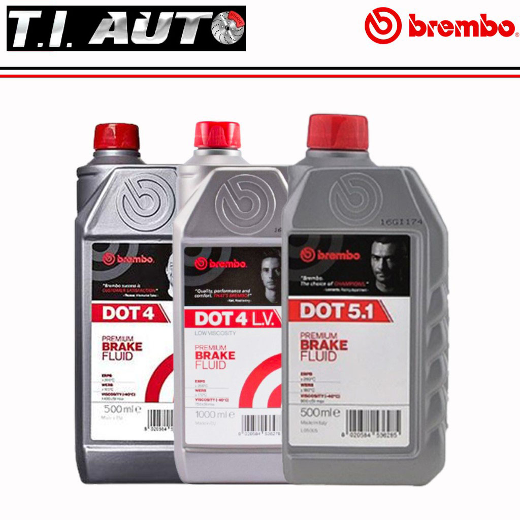 น้ำมันเบรค Brembo เบรมโบ้ dot4 dot4 lv dot 5.1 ขนาด 500ml (ครึ่งลิตร ...