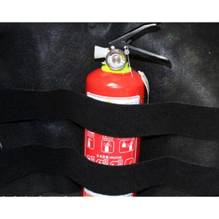 สายรัดถังดับเพลิงแบบตายตัว ท้ายรถ สายรัดถังดับเพลิงภายในรถ แท่นยึดถังดับเพลิง