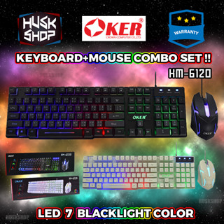 ภาพหน้าปกสินค้าคีบอร์ดมีไฟ เมาส์มีไฟ OKER คีบอร์ดเกมมิ่ง KM-6120 KEYBOARD MOUSE COMBO SET รับประกันศูนย์ไทย ที่เกี่ยวข้อง