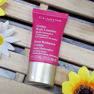 Clarins Super Restorative Rose Radiance Cream 15ml ครีมยกกระชับผิว ผลิต 02/2022