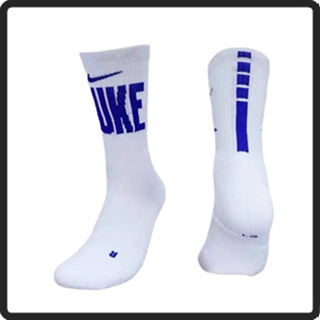 (24 ชั่วโมง พร้อมส่งในไทย)ถุงเท้ากีฬาบาสเก็ตบอล NBA Duke University Elite ป้องกันข้อเท้า ดูดซับเหงื่อ ระบายอากาศได้ดี