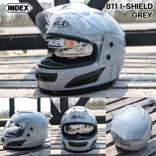 *ถูกที่สุด* หมวกกันน็อค INDEX รุ่น 811 i SHIELD-มีแว่น 2 ชั้น/ 811-ไม่มีแว่น L รอบหัว 58-60 CM