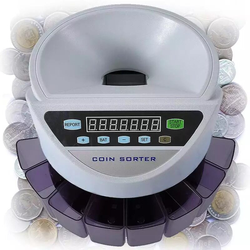 เครื่องนับเหรียญ-coin-counter-เครื่องคัดแยกเหรียญแบบอัตโนมัติ-สำหรับเหรียญ-เหรียญไทยทุกชนิด-electronic-coin-sorter-display-the-total-value-and-quantity-for-0-25-10baht