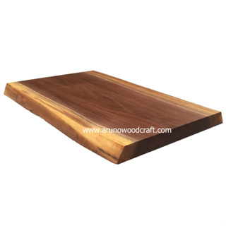 เขียงไม้ธรรมชาติไม่ติดเปลือก W 6" x L 12" l Live Edge Board W 6" x L 12"