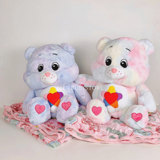พร้อมส่ง💕 ตุ๊กตาผ้าห่มแคร์แบร์ หมีสายรุ้ง (ผ้าห่ม100x160ซม.) Care bears | Bluerubystore