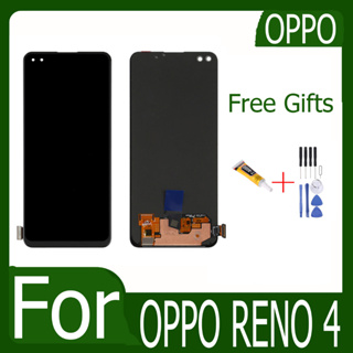 หน้าจอ LCD จอ+ทัช oppo Reno 4 แท้ LCD Display พร้อมทัชสกรีน สำหรับ ออปโป้ oppo Reno 4(สแกนนิ้วไม่ได้）