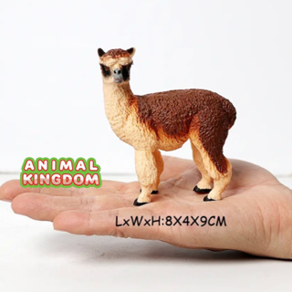 Animal Kingdom - โมเดลัตว์ อัลปากา แดง ขนาด 8.00 CM (จากหาดใหญ่)