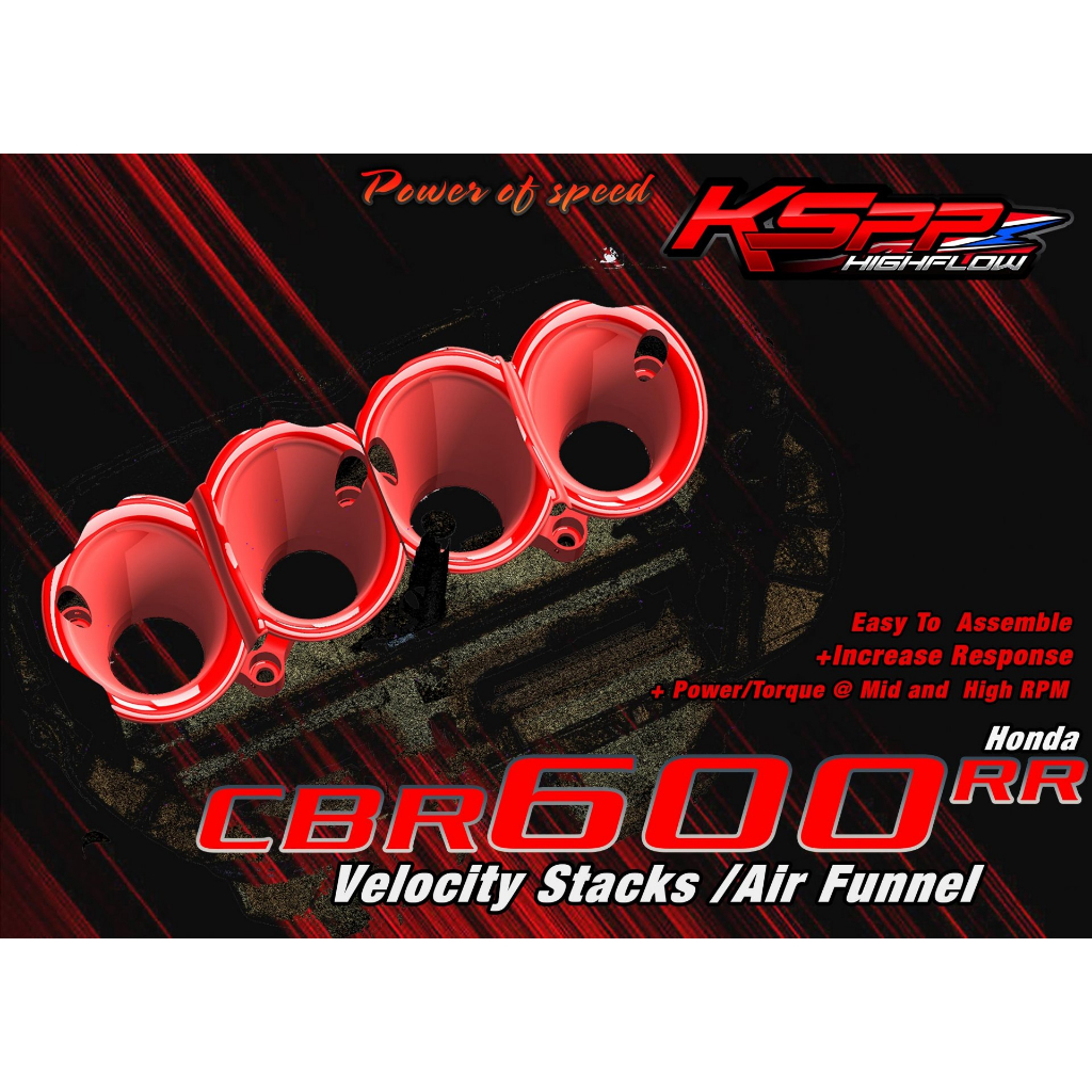 kspp-ปากแตรแต่ง-สำหรับ-cbr600rr-honda-velocity-stack