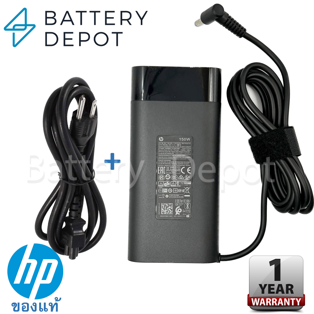 รุ่นใหม่-hp-adapter-ของแท้-19-5v-7-7a-150w-หัวขนาด-4-5-3-0mm-สายชาร์จ-เอชพี-อะแดปเตอร์-สายชาร์จ-hp