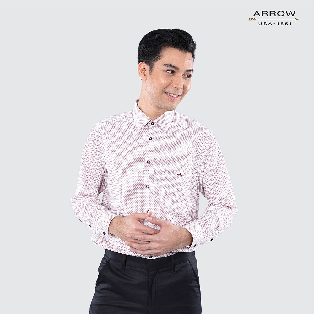 arrow-bamboo-shirt-สัมผัสนุ่ม-สวมใส่สบาย-เสื้อเชิ้ตทำงานแขนยาว-ทรง-smart-fit-รหัสmacm604