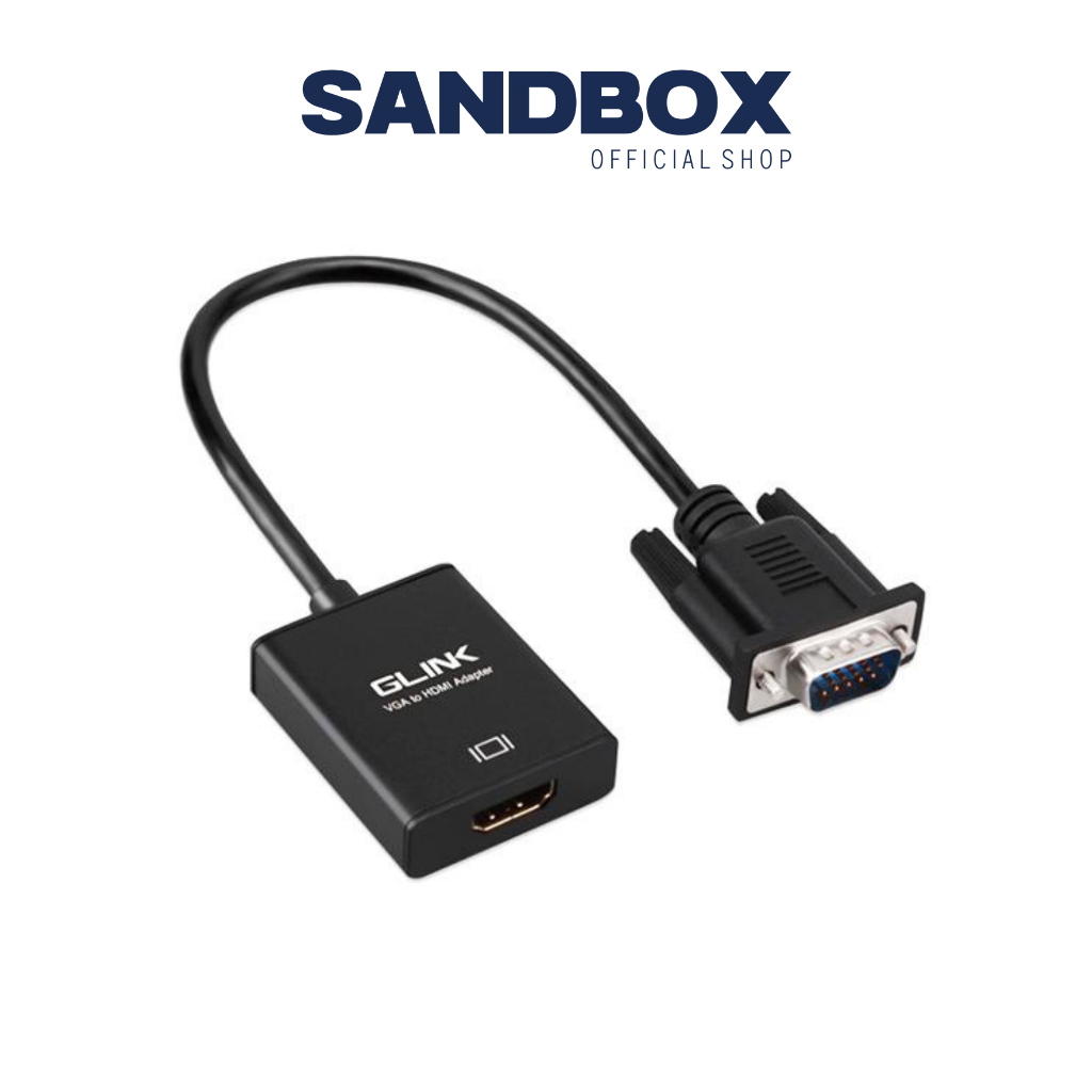 Converter VGA TO HDMI AUDIO GLINK (GL009) Shopee Thailand