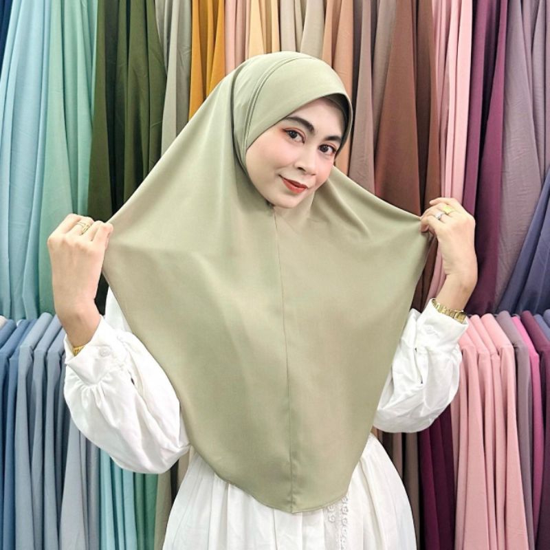 ภาพหน้าปกสินค้าฮีญาบ ผ้าคลุมอิสลาม รุ่นเจ้าหญิง หน้านิ่ม ไซส์ L ฮิตไม่ไหว มาแรงมากๆ จากร้าน leeming_naruemonsatun บน Shopee