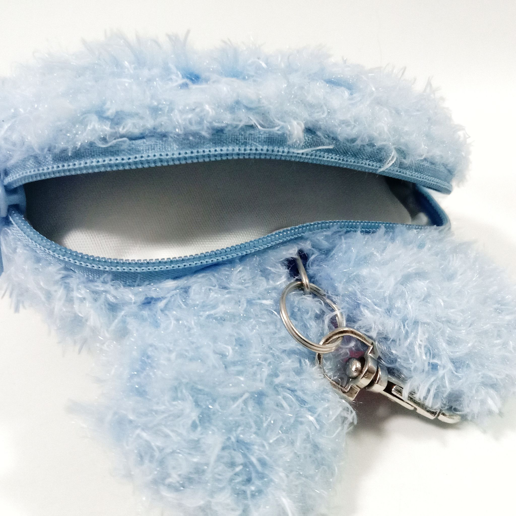 disney-stitch-plush-card-holder-coin-purse-กระเป๋าใส่บัตร-กระเป๋าใส่เหรียญ-ของแท้ญี่ปุ่น