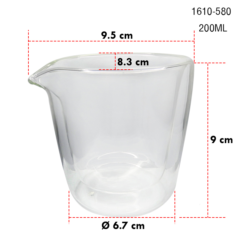 waffle-แก้วเสริฟ-2-ชั้น-ดับเบิ้ลวอลล์-200-ml-รหัสสินค้า-1610-580