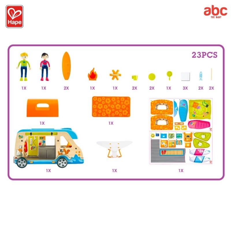 hape-รถตู้ตะลุยภัย-adventure-van-3y-รถตู้บ้านและอุปกรณ์-23-ชิ้น