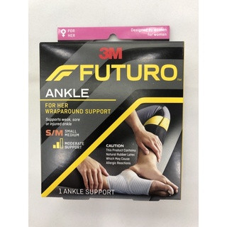 Futuro ankle for her ซัพพอร์ตพยุงข้อเท้าออกแบบเพื่อคุณผู้หญิงโดยเฉพาะ ลดการบาดเจ็บ ช่วยพยุง ระบายอากาศได้ดี