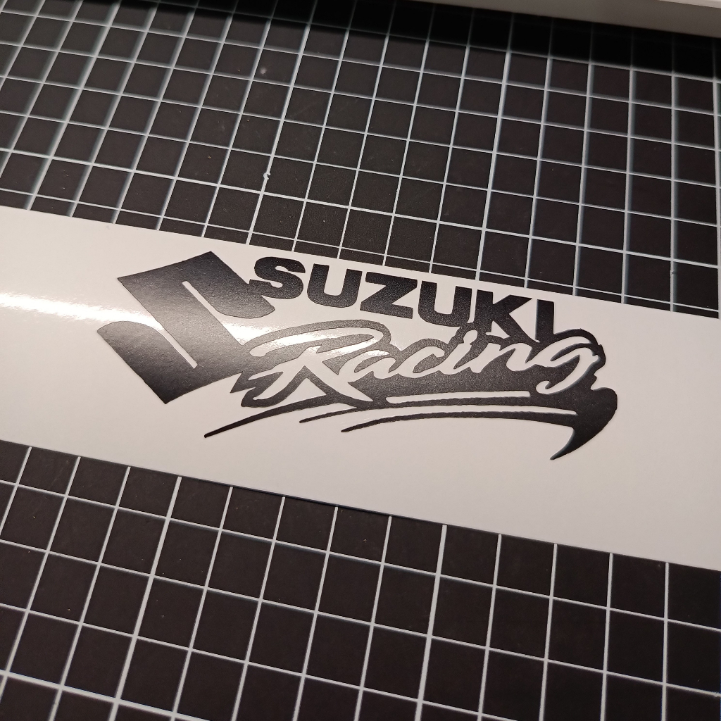 สติ๊กเกอร์ไดคัท sticker PVC suzuki racing | Shopee Thailand