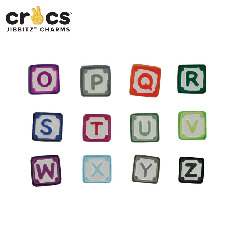 crocs-jibbitz-toy-block-alphabet-o-z-ตัวอักษรติดรองเท้า