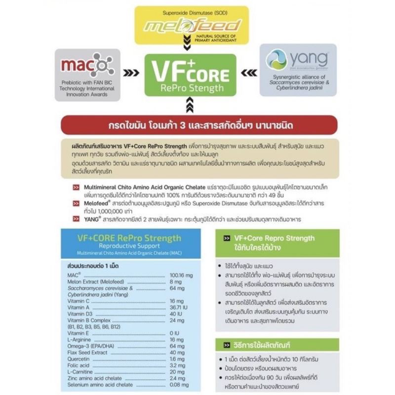 vf-core-repro-stength-บำรุงระบบสืบพันธุ์สุนัขและแมว-บรรจุ-30-แคปซูล-vf-core