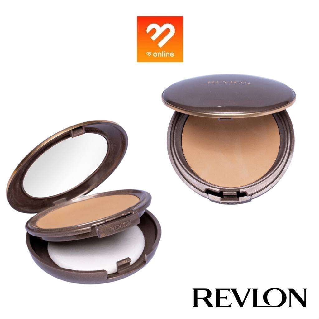 กล่องดำสูตรใหม่-revlon-new-complexion-2-way-foundation-12g-ตลับจริง-รีฟิล-แป้งผสมรองพื้น-เนื้อเนียน-บางเบา-คุมมัน