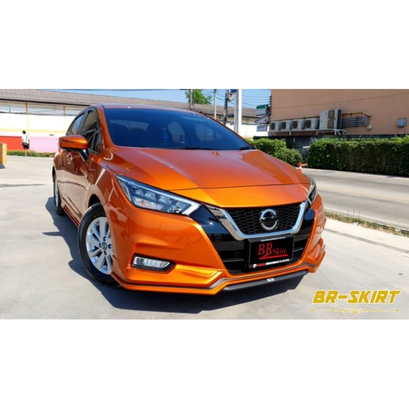 ลดพิเศษ-มีชุดเดียวเท่านั้น-ชุดแต่งสเกิร์ต-nissan-almera-2020-2023-รุ่น-xt-สีส้ม-งานลิขสิทธิ์แท้พลาสติก-abs-เกรด-a