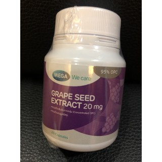 mega-grape-seed-extract-20-mg-สารสกัดเข้มข้นจากองุ่น-เป็นสารต้านอนุมูลอิสระ-บำรุงให้ผิวกระจ่างใส