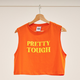 Orange - Pretty Tough | Beast Babes Croptop