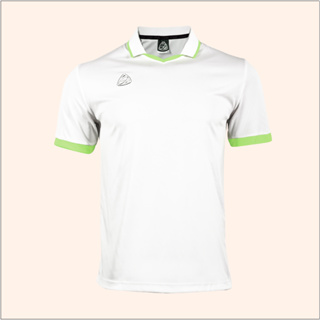 EGO SPORT EG1015 เสื้อฟุตบอลคอวีปก เสื้อฟุตบอล เสื้อกีฬา สีขาว
