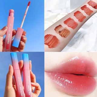 ลิปสติก สีสวย ติดทน ลิปสติกแท้แบรนด์ 6 สี LameiLa Velvet Lip Glaze