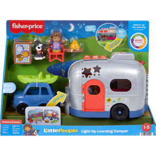 Fisher-Price Little People Toddler Playset, Light-Up Learning Camper, Electronic Toy with Lights and Music for Ages 1-5