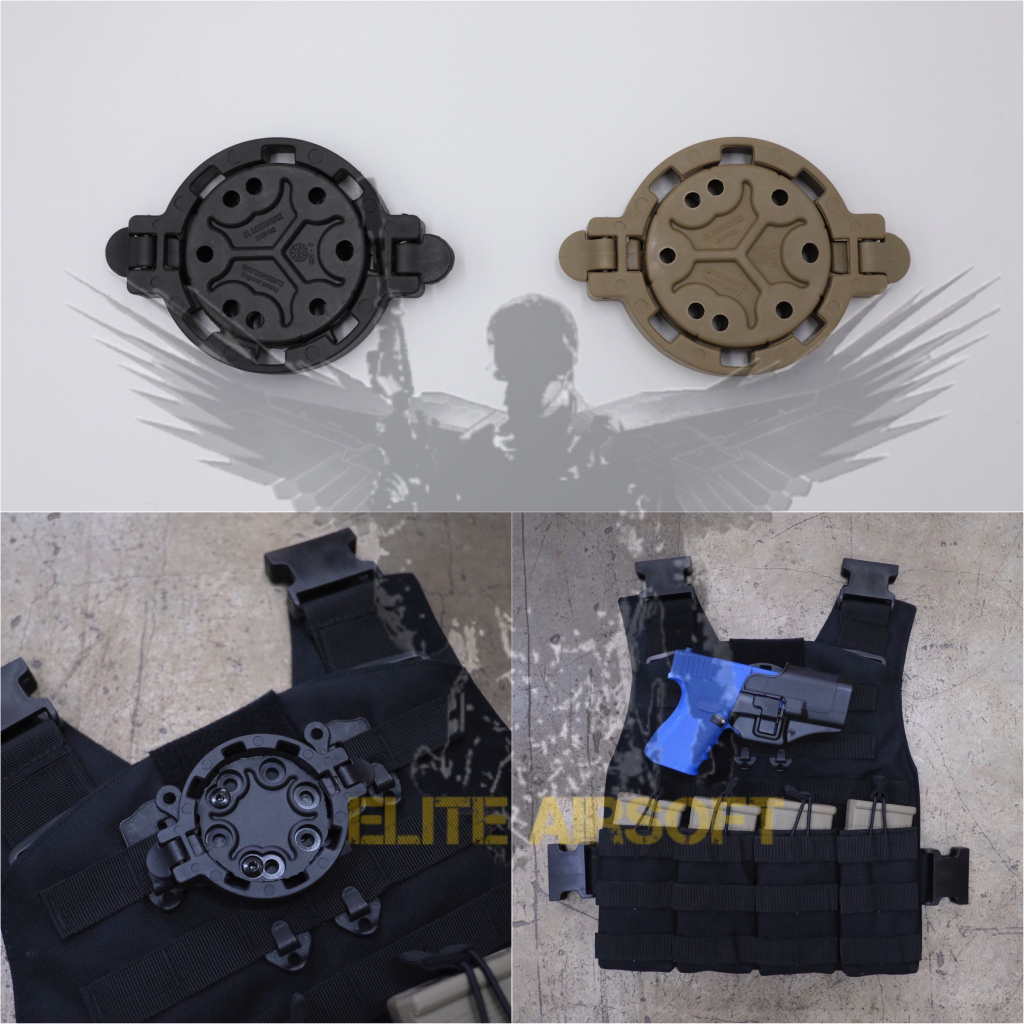 Adapter ปลดไวซองปืน ยี่ห้อ Blackhawk (อุปกรณ์ติดเสื้อเวส Blackhawk ...