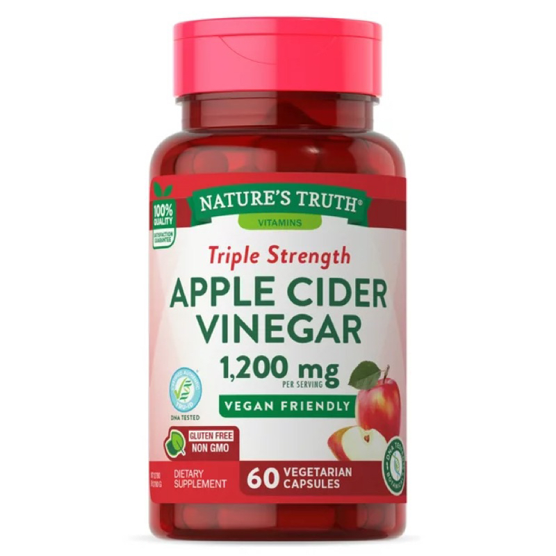 Apple cider vinegar 1200 mg capsules Shopee Thailand