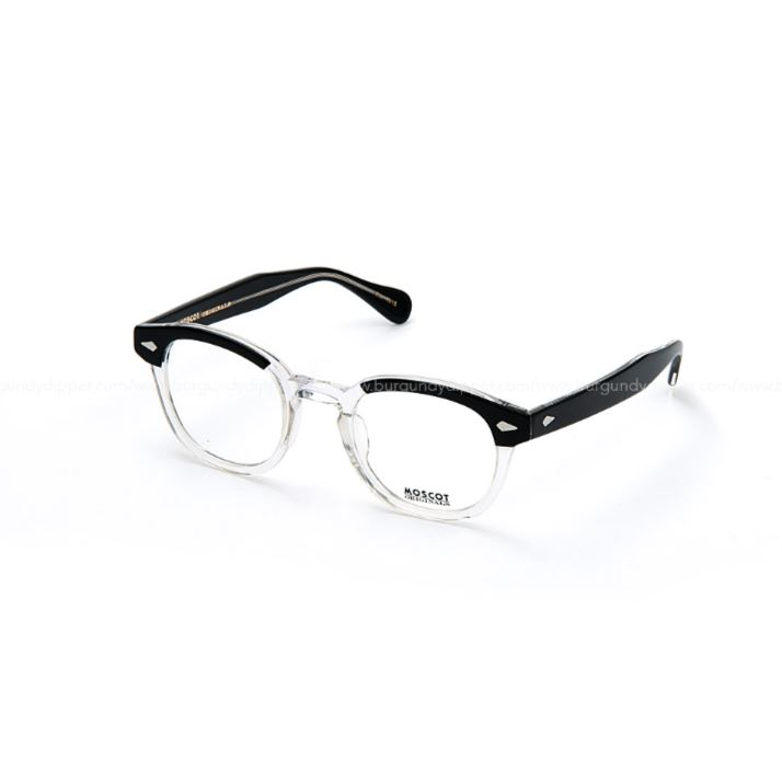 กรอบแว่นตา-moscot-รุ่น-lemtosh-rx-black-crysatl-กรอบดำเฟดใส-มีขนาด-46-49-มม