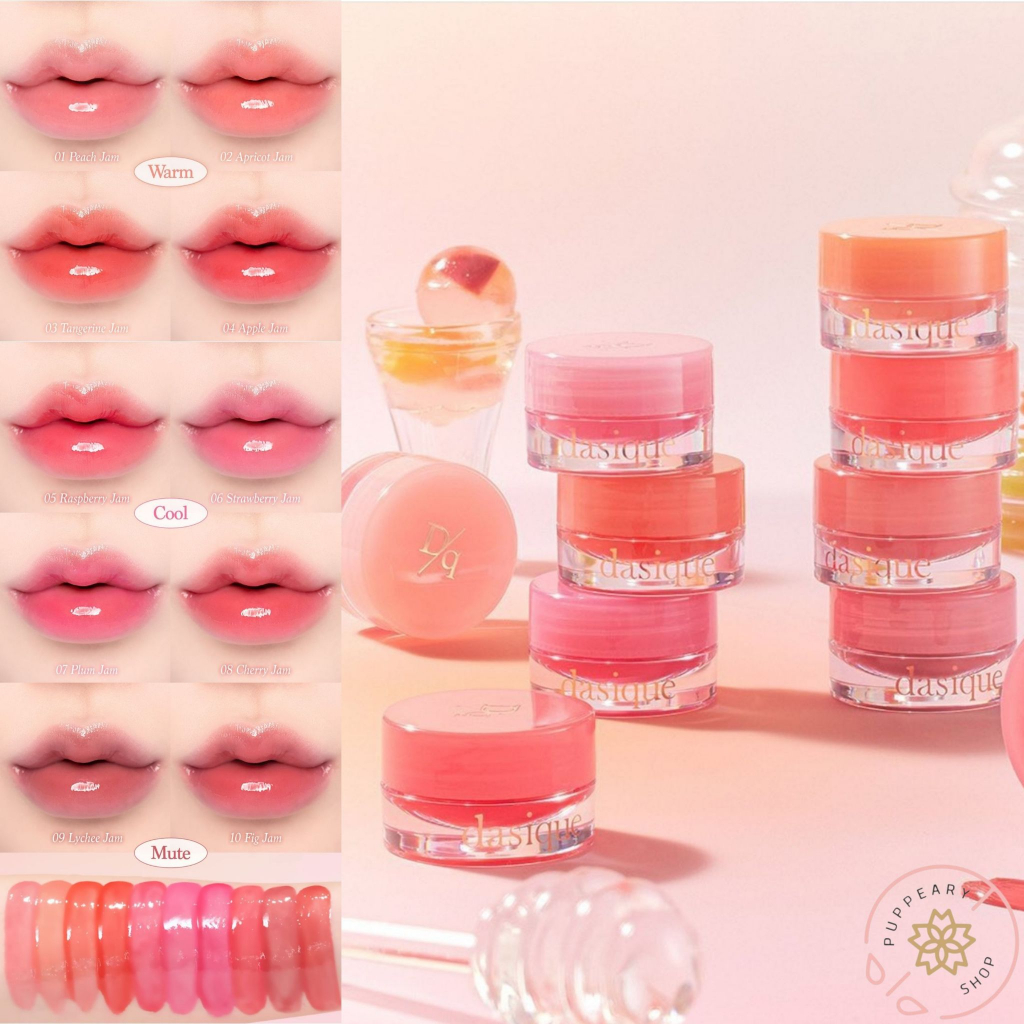 (แท้/พร้อมส่ง) DASIQUE FRUITY LIP JAM ลิปกระปุกจิ๋วว เนื้อเนียนละลาย