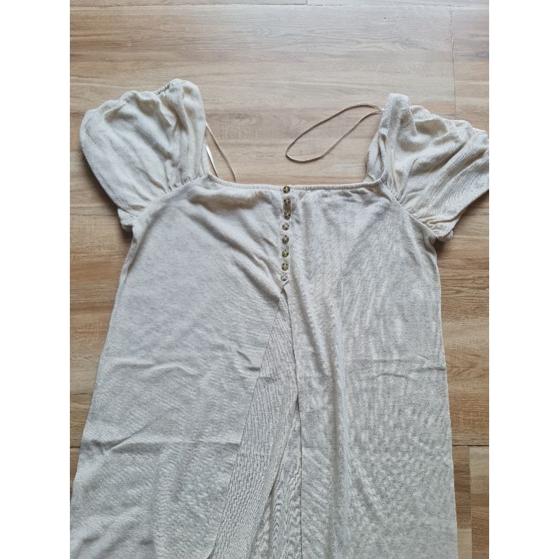 zara-size-l-เสื้อตัวยาว-ผ่าหน้า-น่ารักมาก