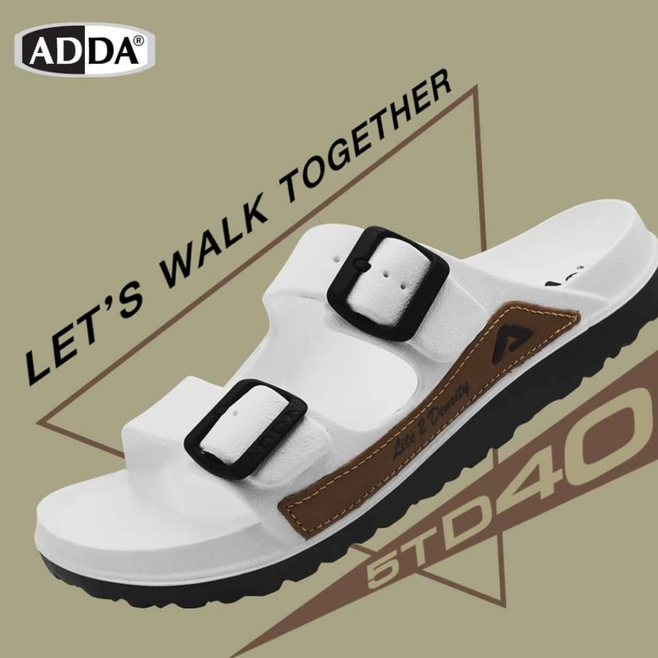 ภาพสินค้าAD40.1 ADDA 2 Density รุ่น 5TD40-M1 รองเท้าแตะไฟล่อน แบบสวม พื้นเบา แท้ 100% จากร้าน nnttin บน Shopee ภาพที่ 7