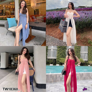 TW18360 Set 2ชิ้น งานเซตสองชิ้นตัวเสื้อสายเดี่ยว+กางเกงขาสั้น