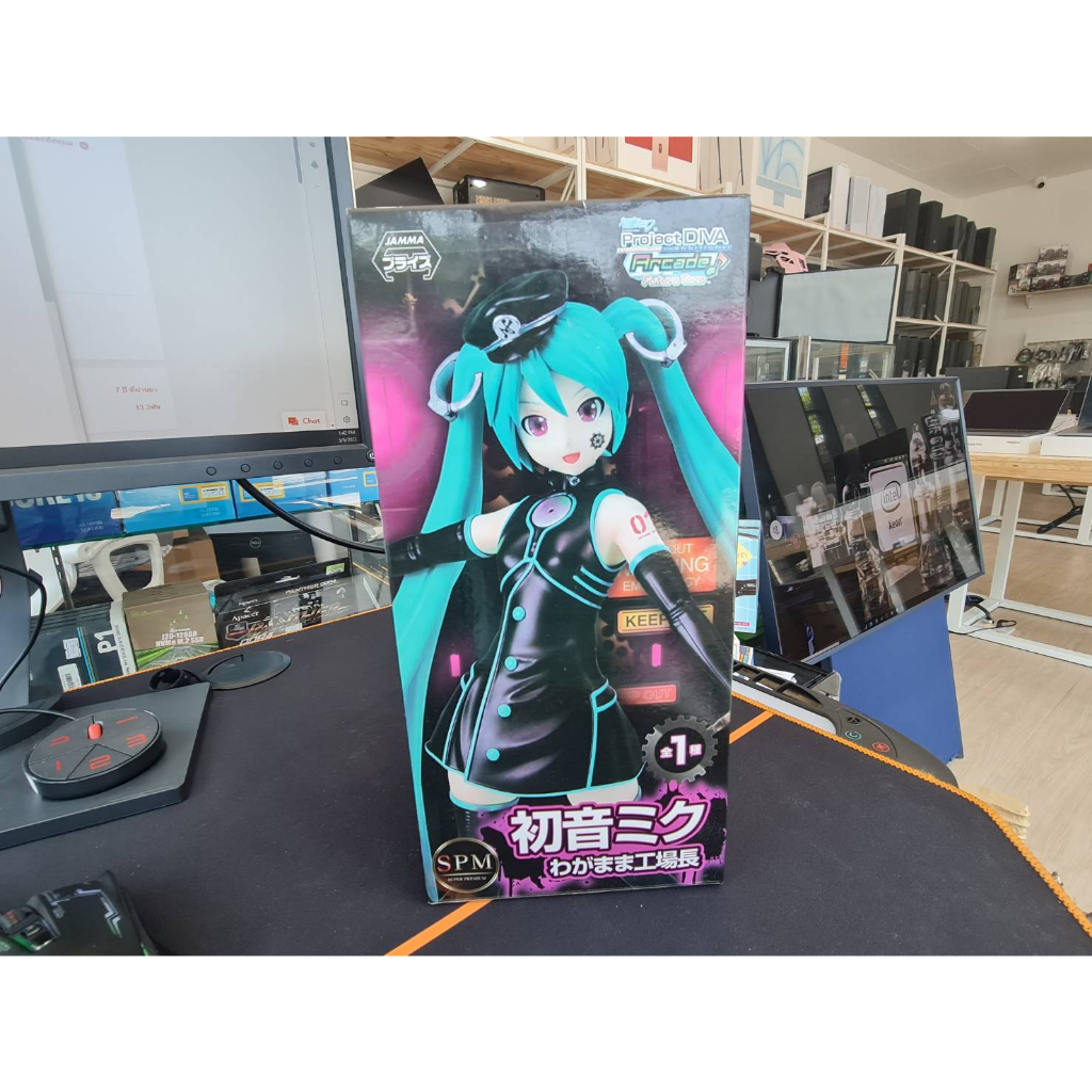 Hatsune Miku: Project DIVA Arcade Future Tone Fuwa Petit Plush Figure Megurine Luka Maid Ver Ex 16 Cm