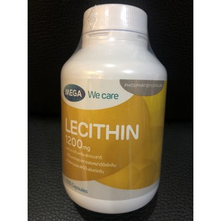 MEGA LECITHIN 1200 mg สารสกัดจากถั่วเหลืองธรรมชาติ บำรุงสมอง,ตับ ลดภาวะไขมันเกาะในเส้นเลือด