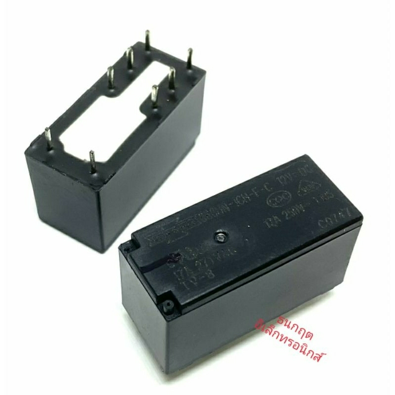 รีเลย์ 888HN-1CH-F-C 12V=DC หน้าคอนแทค17A 277VAC 1คอนแทค ของใหม่พร้อม ...