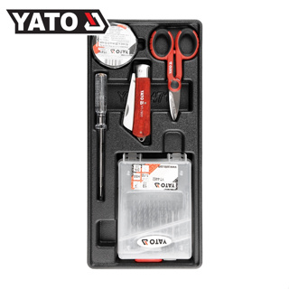 YATO YT-55471 ชุดถาดเครื่องมือ ชุดดอกสว่าน + เครื่องมือ