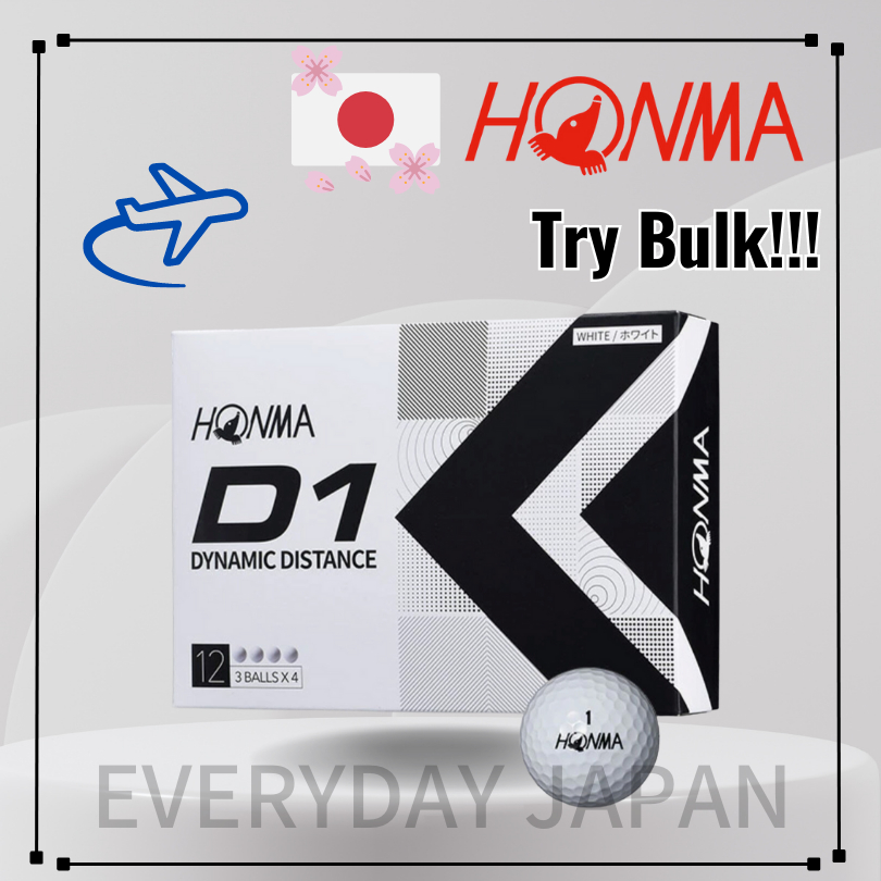 [Direct from Japan] HONMA Golf Ball D1 White 2022 Model Shopee Thailand