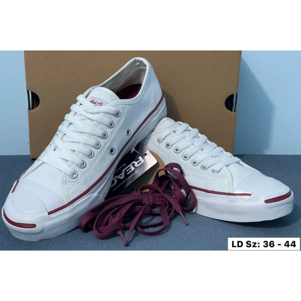 converse-jack-percell-รองเท้าผ้าใบผูกเชือกพร้อมกล่อง